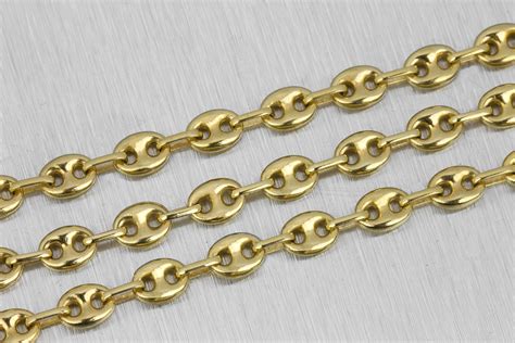 6mm gucci link chain|Gucci puffed mariner chain link.